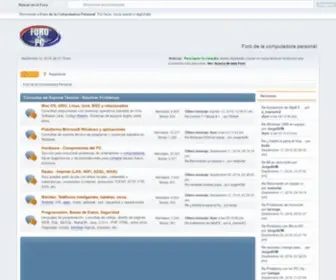 Forodelpc.com(Foro de la Computadora Personal) Screenshot