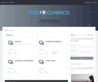Forodominios.net(Forodominios) Screenshot