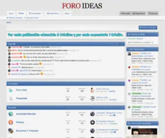 Foroideas.com(ホームページ制作) Screenshot