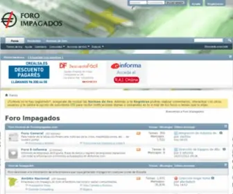 Foroimpagados.com(Foro Impagados) Screenshot