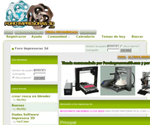 Foroimpresoras3D.com(Foro Impresoras 3d) Screenshot