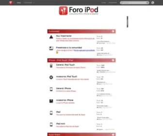 Foroipod.com(Foro iPod) Screenshot