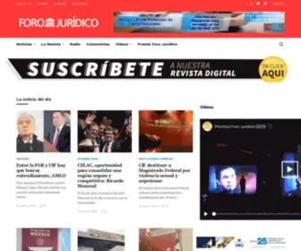 Forojuridico.mx(Portal de Noticias del ámbito político) Screenshot