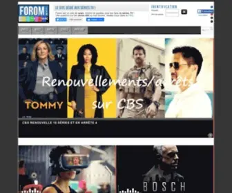 Forom.com(News et forums des séries TV) Screenshot