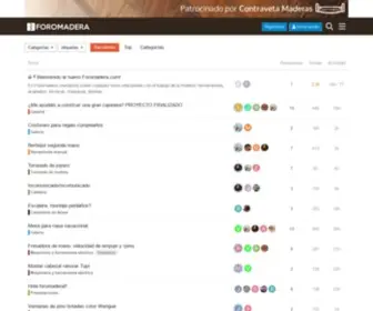 Foromadera.com(Todo sobre el trabajo de la madera) Screenshot