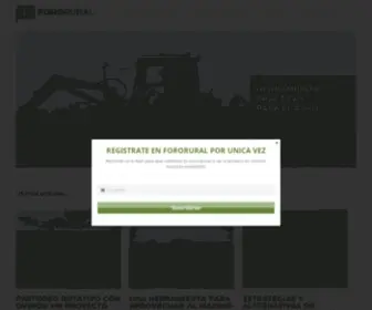 Fororural.com(Pagina de Inicio) Screenshot