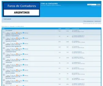Forosdecontadores.com.ar(FORO de CONTADORES) Screenshot
