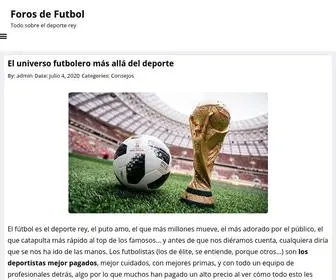 Forosdefutbol.es(Todo sobre el deporte rey) Screenshot