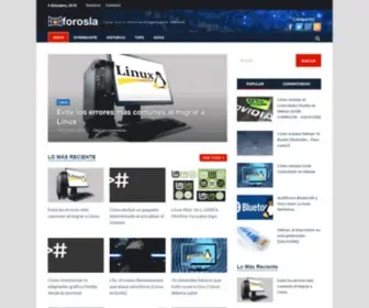 Forosla.com(Noticias, Guías, Tutoriales Gnu-Linux y más) Screenshot