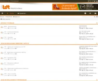 Forotdtprofesional.com(Página principal) Screenshot