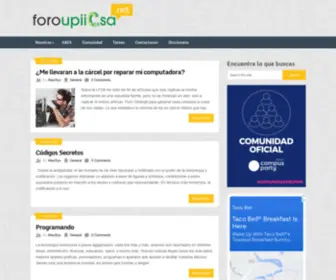 Foroupiicsa.net(Diccionario de maestros de UPIICSA) Screenshot