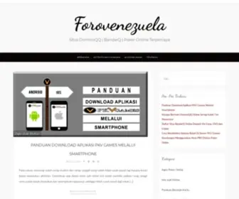 Forovenezuela.net(Foro gratis) Screenshot