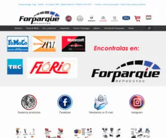 Forparque.com.ar(El mejor lugar de repuestos) Screenshot