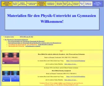 Forphys.de(Materialien für den Physik) Screenshot