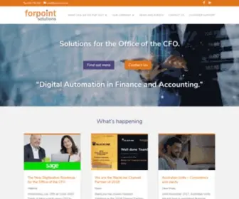 Forpoint.com.au(Forpoint Solutions) Screenshot