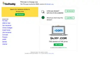 Forpop.com(Mens Research Resource and Shopping) Screenshot