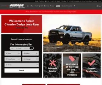 ForrerCDJR.com(Chrysler Dodge Jeep RAM Duncannon PA) Screenshot