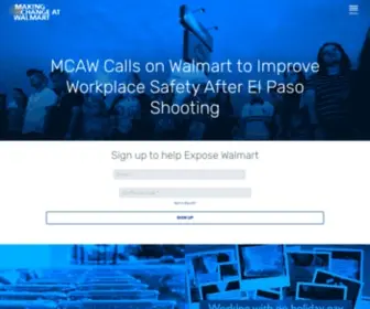 Forrespect.org(Making Change at Walmart) Screenshot