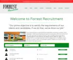 Forrest-Recruitment.co.uk Screenshot