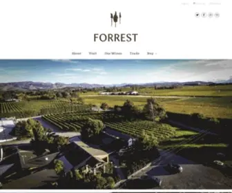 Forrest.co.nz(Forrest Wines) Screenshot