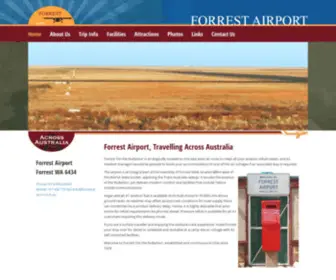 Forrestairport.com.au(Forrest Airport) Screenshot