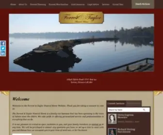 Forrestandtaylor.com(Forrest & Taylor Funeral Home a family) Screenshot