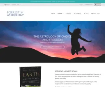 Forrestastrology.com(Steven Forrest Astrology) Screenshot