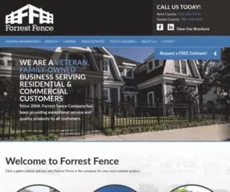 Forrestfencing.com(Forrest Fencing) Screenshot