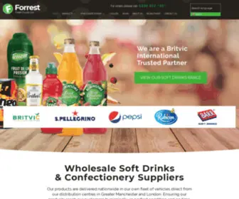 Forrestfoods.com(Wholesale Confectionery & Soft Drinks) Screenshot