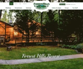 Forresthillsresort.com(Forrest Hills Mountain Resort and Conference Center) Screenshot