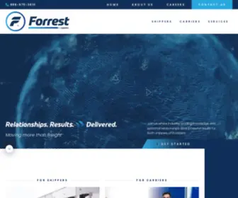 Forrestlogistics.com(Forrest Logistics) Screenshot