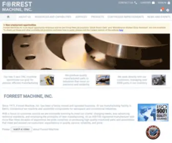 Forrestmachine.com(Forrest Machine Inc) Screenshot