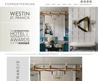 Forrestperkins.com(Interior design firm company) Screenshot