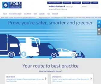 Fors-Online.org.uk(FORS) Screenshot