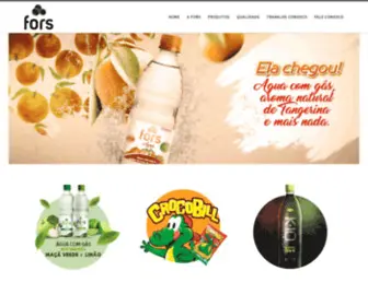 Fors.com.br(Fors Refrigerantes) Screenshot