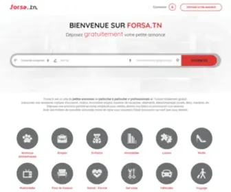 Forsa.tn(Petites annonces gratuites en Tunisie) Screenshot