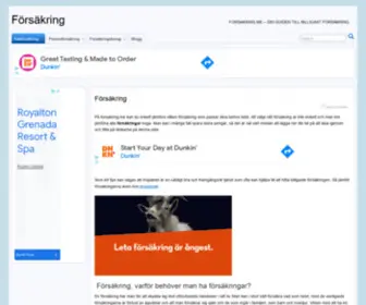 Forsakring.me(Försäkring) Screenshot