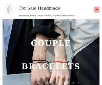 Forsalehandmade.com(Handmade Jewelry Couple Bracelets) Screenshot