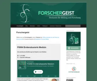 Forschergeist.de(Der Interview) Screenshot