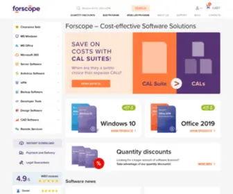 Forscope.es(Cost-effective Software Solutions) Screenshot