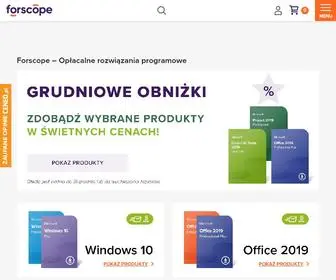Forscope.pl(Opłacalne rozwiązania programowe) Screenshot