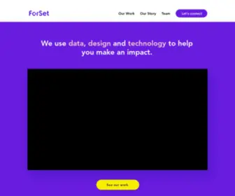 Forset.ge(Data, Design, Technology) Screenshot
