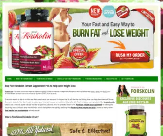 Forskolinextractsupplement.com(Free Pure Forskolin Extract Weight Loss Pills Trial) Screenshot