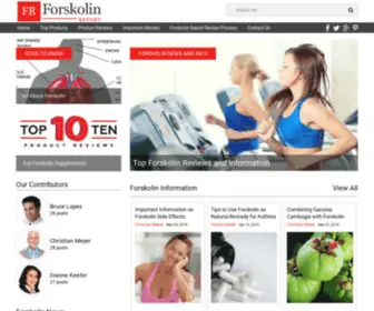 Forskolinreport.net(Everything You Need to Know About Forskolin) Screenshot