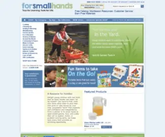 Forsmallhands.com(For Small Hands) Screenshot