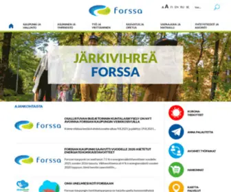 Forssa.fi(Forssan kaupunki) Screenshot
