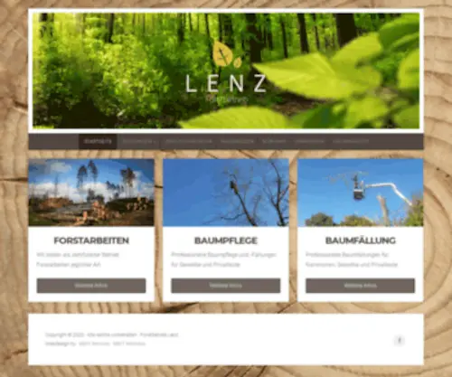 Forstbetrieb-Lenz.de(Forstbetrieb Lenz) Screenshot