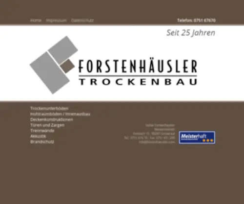 Forstenhaeusler.com(Forstenhäusler) Screenshot