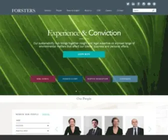 Forsters.co.uk(Forsters LLP) Screenshot