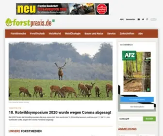 Forstundtechnik.de(Forst-Nachrichten für Waldbesitzer & Förster) Screenshot